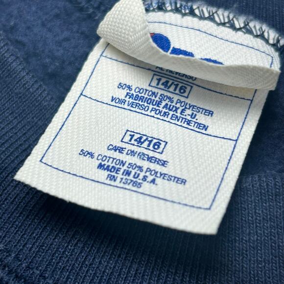 Vintage Michigan Crewneck Sweatshirt Pro Player UofM USA Made - Picture 4 of 9